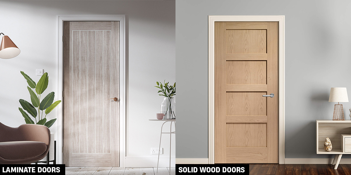 Laminate Doors and Solid Wood Doors Common Materials