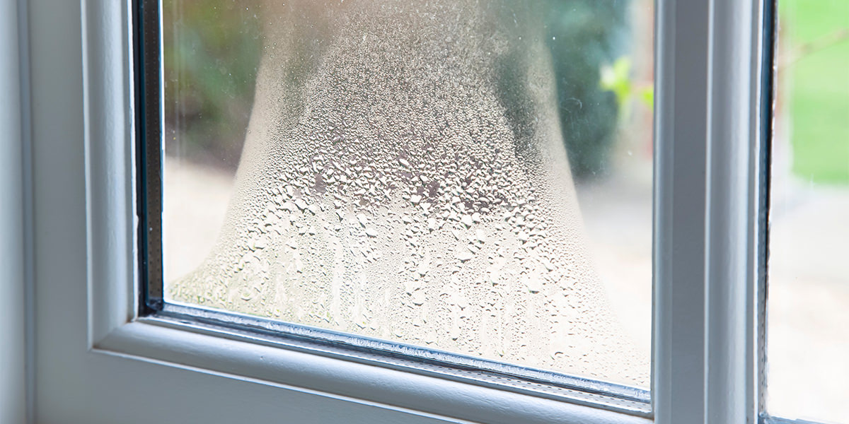 Condensation in Double Glazing Window