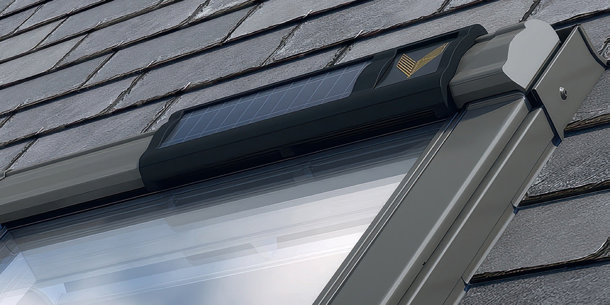 Solar-Powered Roof Windows